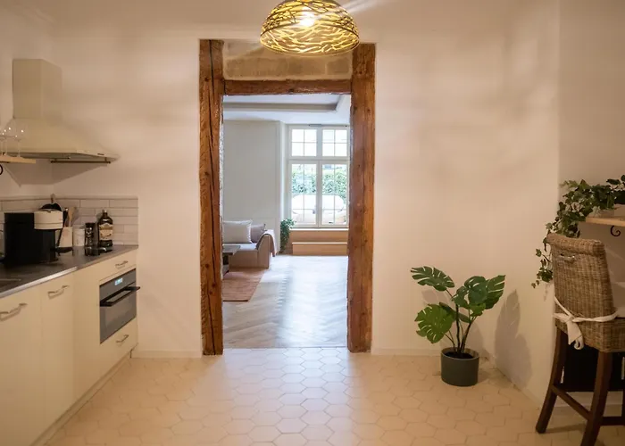 Exklusive Stadtwohnung Mit Innenhofterrasse, Pool Und Sauna 베른